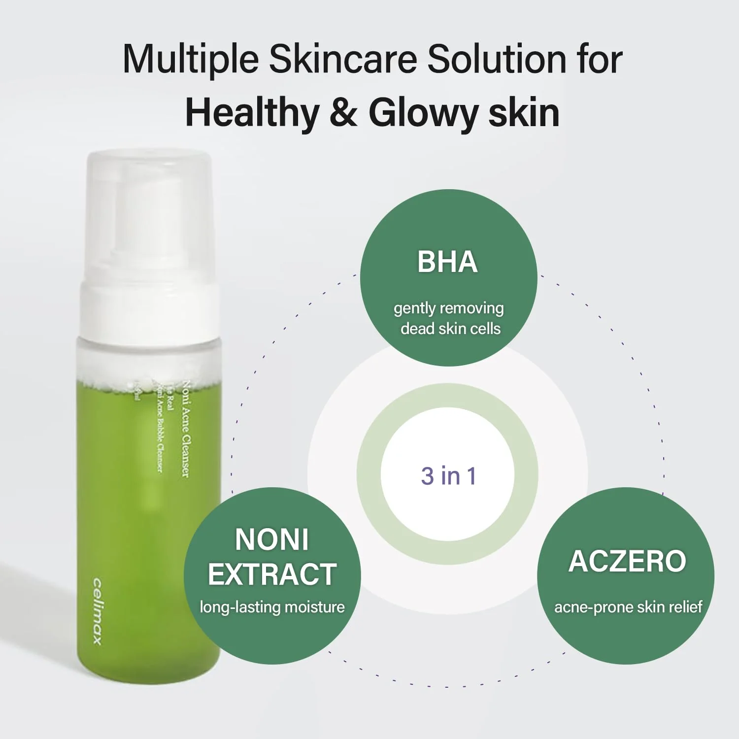 celimax Noni acne Cleanser 155ml - Image 8
