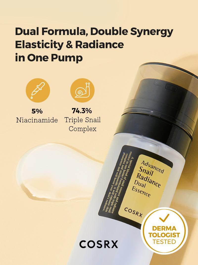 COSRX Advanced Snail Radiance Dual Essence 80ml - Image 11