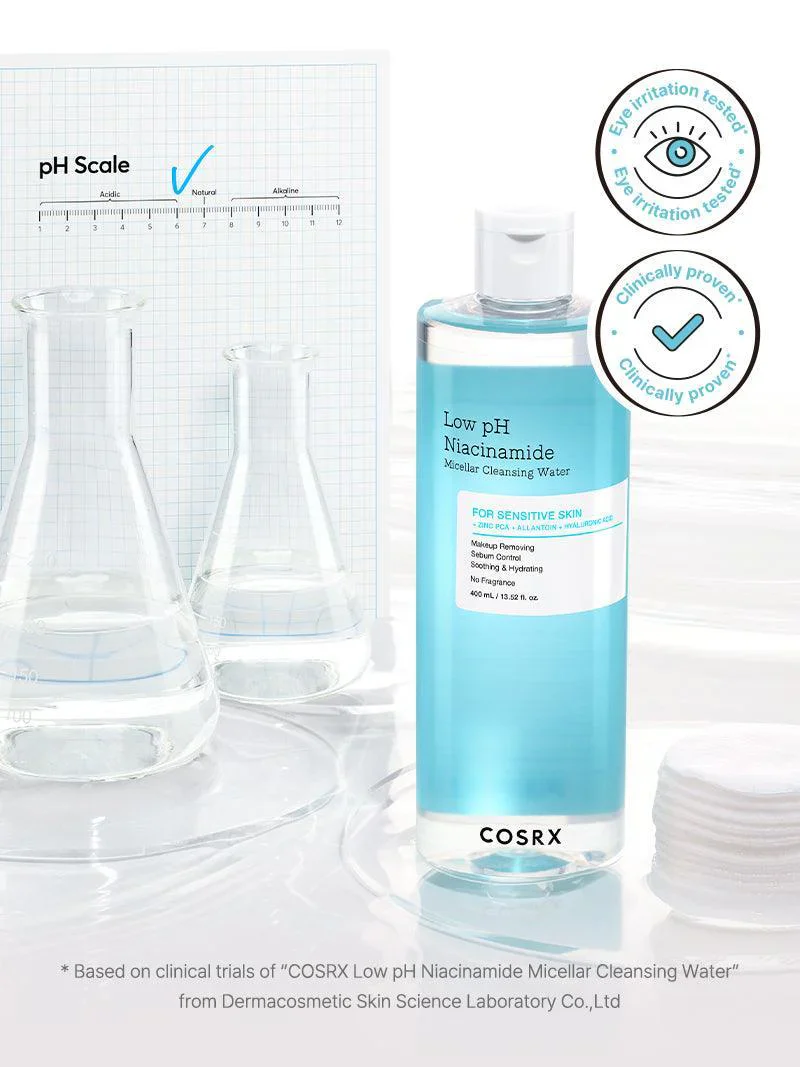 Cosrx Low pH Niacinamide Agua Micelar 400ml - Image 11