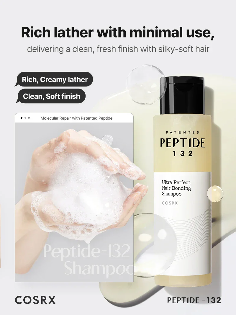 Cosrx Peptide-132 Ultra Perfect Hair Bonding Shampoo 200ml - Image 5