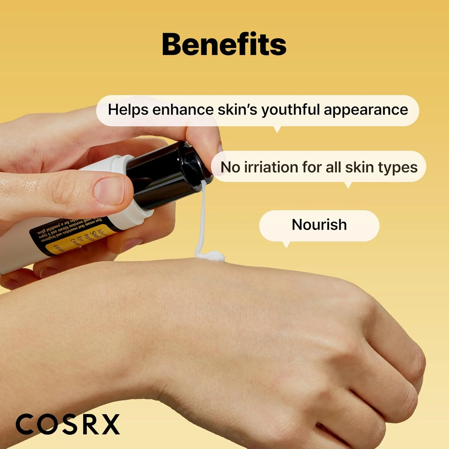 COSRX Snail Mucin Peptide Under Eye Cream 25ml 73.7% de mucina de caracol y niacinamida, crema de ojos antienvejecimiento - Image 6