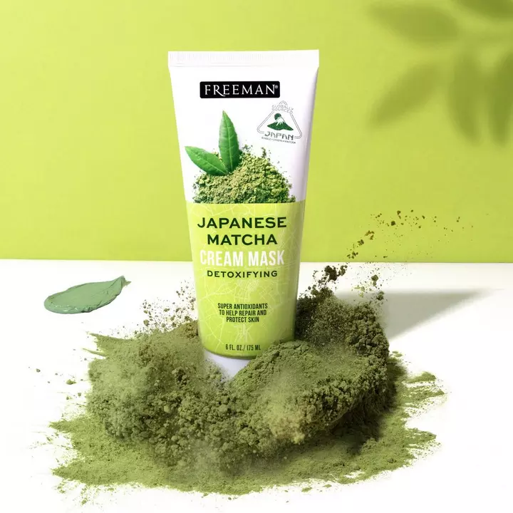 Freeman	Exotic Blends Detoxifying Japanese Matcha Cream Facial Mask - Image 3