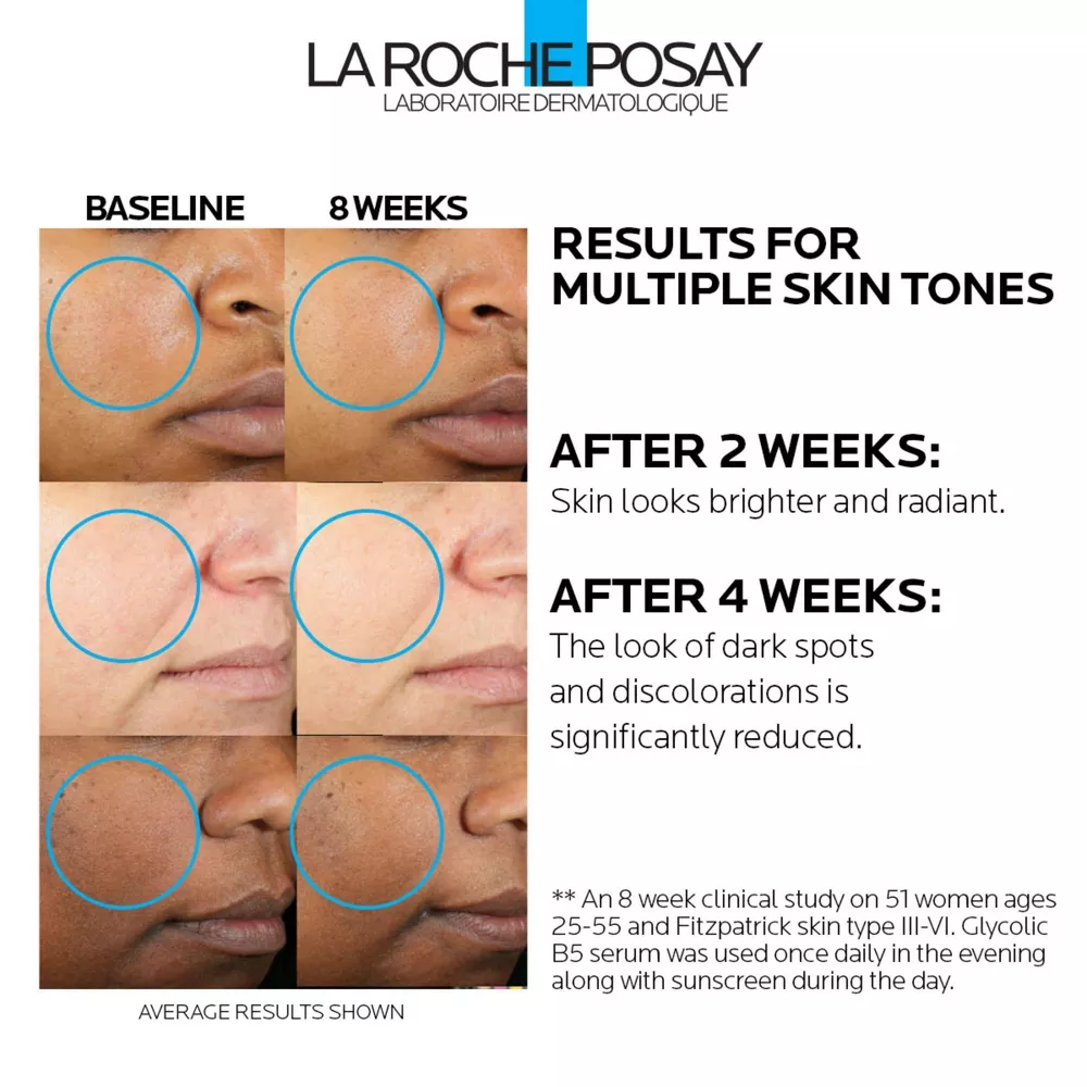 La Roche Posay Suero de ácido glicólico B5 antienvejecimiento para pieles sensibles - Image 4