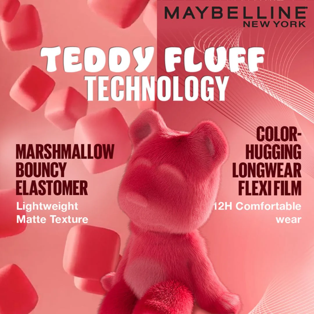Maybelline Tinte labial mate de larga duración Super Stay Teddy Tint - Image 6