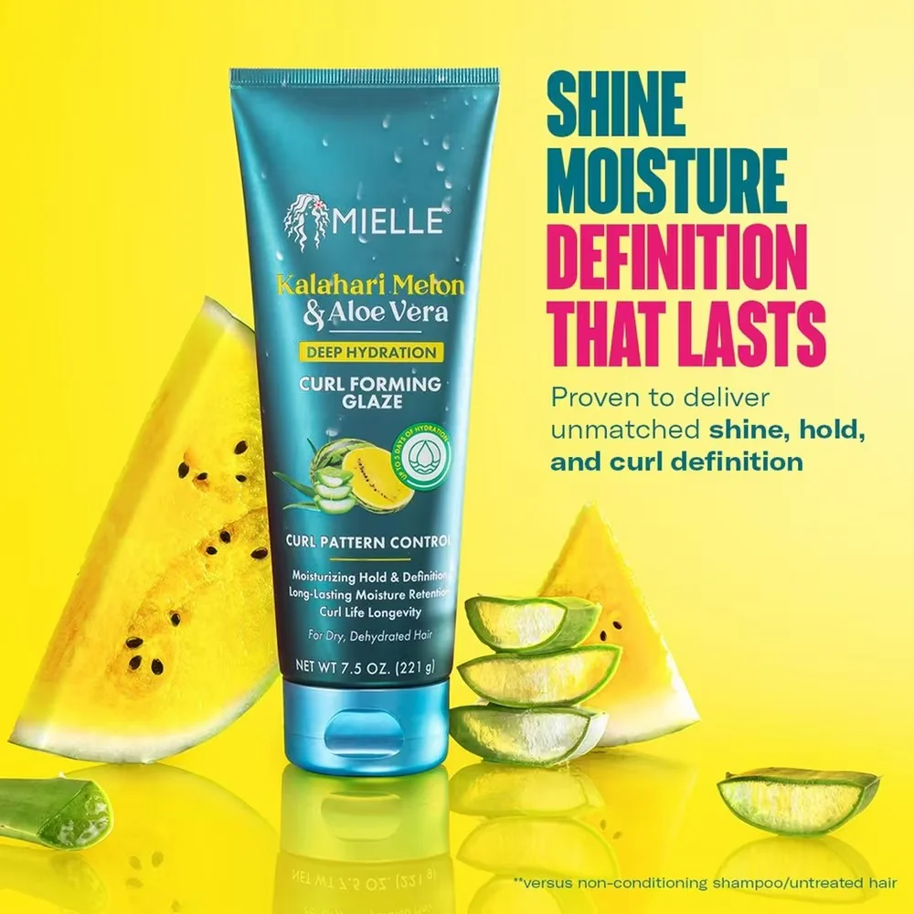 Mielle Glaseado hidratante profundo para dar forma a los rizos con melón de Kalahari y aloe vera - Image 7
