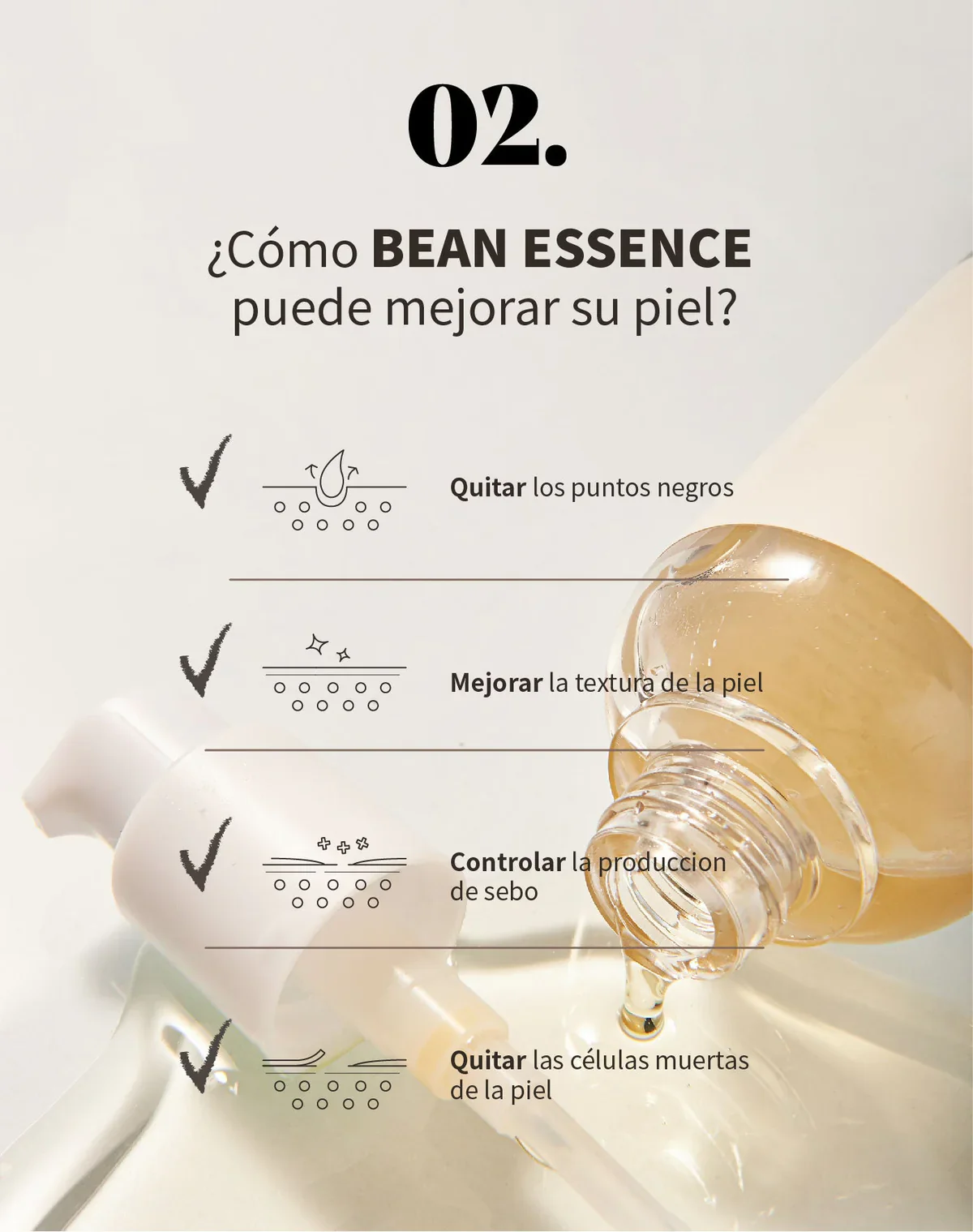 Mixsoon Bean Essence Esencia Exfoliante e Hidratante 50ml - Image 7