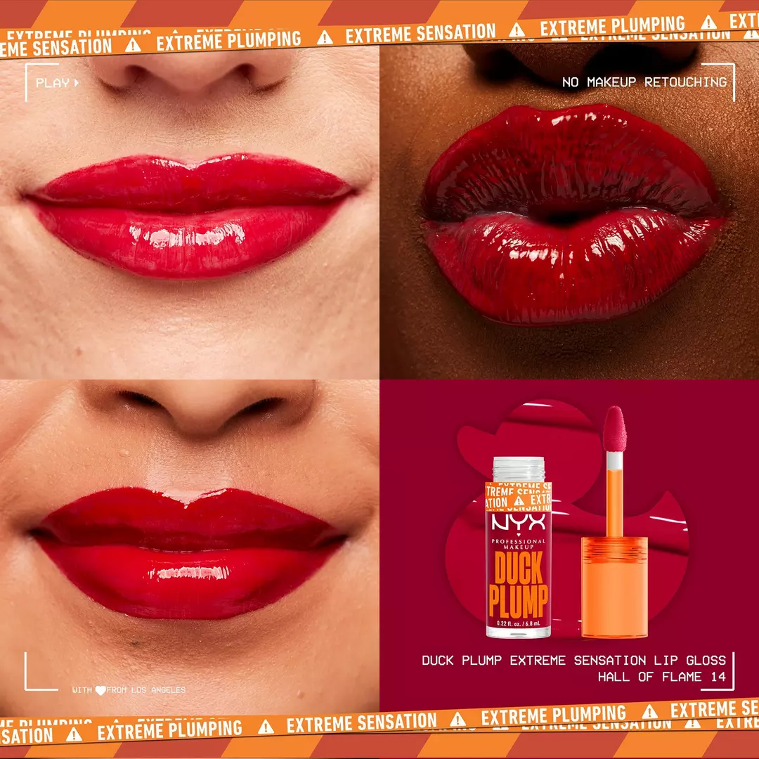 NYX Brillo voluminizador de labios con alto contenido de pigmento Duck Plump - Image 4